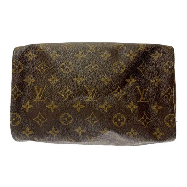 178455 6 Louis Vuitton Monogram Speedy 25 Boston Bag Brown