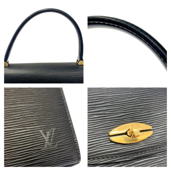 178463 8 Louis Vuitton Epi Malherbe Handbag Noir