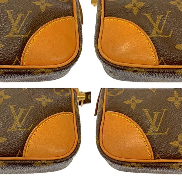 178507 5 Louis Vuitton Monogram Marly Dragonne GM Clutch Bag Brown