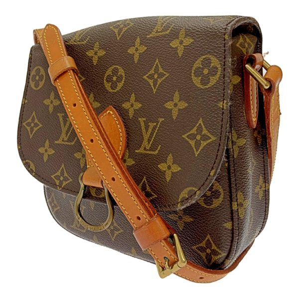 178595 2 Louis Vuitton Monogram Saint Cloud MM Shoulder Bag Brown