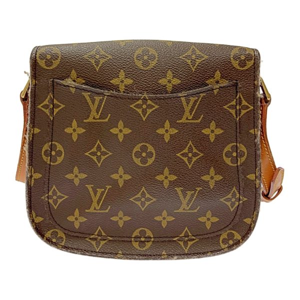 178595 4 Louis Vuitton Monogram Saint Cloud MM Shoulder Bag Brown