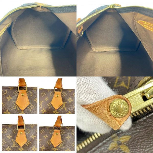 178704 10 c Louis Vuitton Monogram Speedy 30 Boston Bag Brown