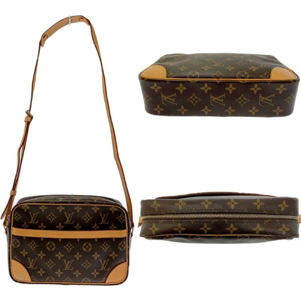 178907 5 LOUIS VUITTON Monogram PVC Posh Documan Clutch Bag Brown