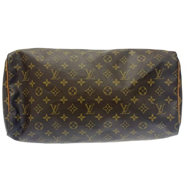 179161 6 Louis Vuitton Monogram Speedy 40 Boston Bag Brown