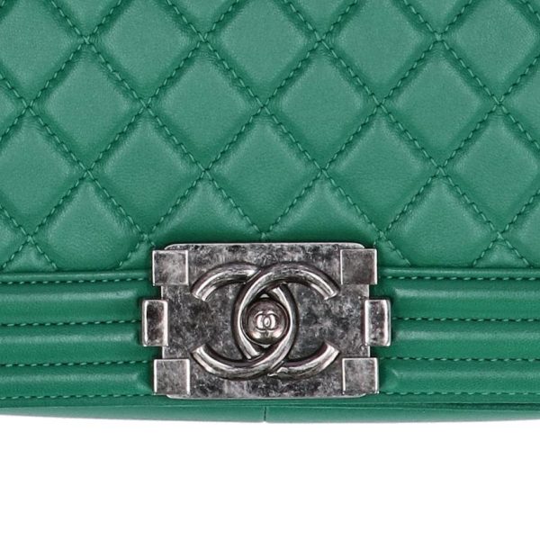 17961 7 Chanel Boy Chanel Lambskin Chain Shoulder Bag