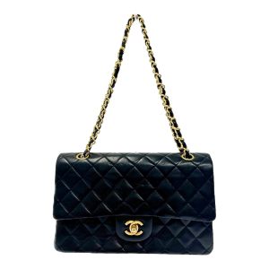 179759 1 Chanel Black Quilted Lambskin Chain Link Bag