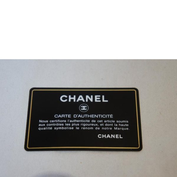 18071 7 Chanel Double Hook Fold Wallet Black