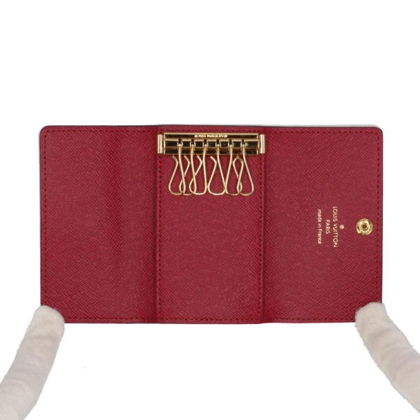 18152 4 Louis Vuitton Multicle 6 Key Holder Monogram Fuchsia