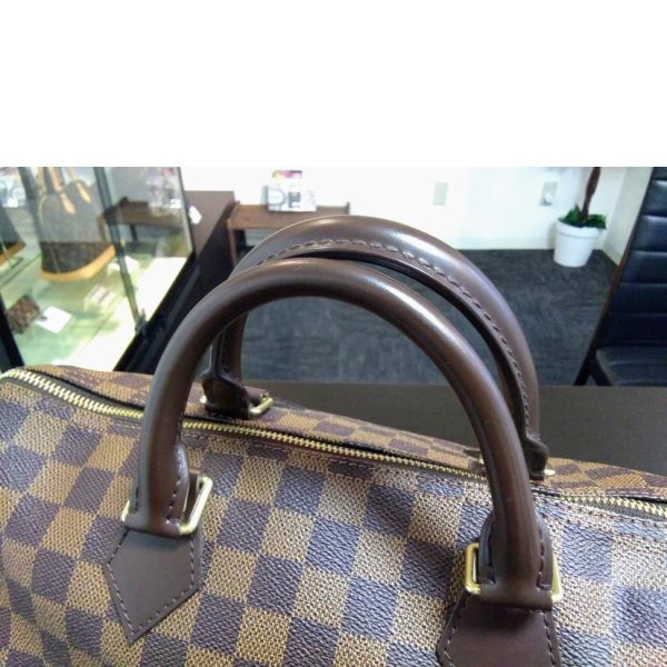 18172 4 Louis Vuitton Speedy 35 Bag Damier Ebene Brown