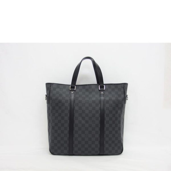 18224 2 Louis Vuitton Tadao PM NM Bag Damier Graphite Gray