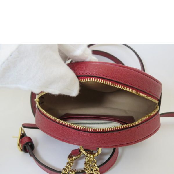 18237 4 Gucci Ophidia GG Flora Bag Red