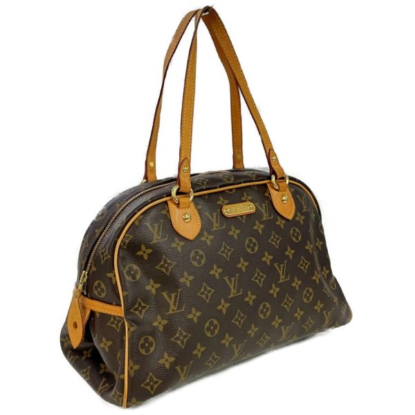 182428 2 Louis Vuitton Monogram Montorgueil GM Shoulder Bag Brown