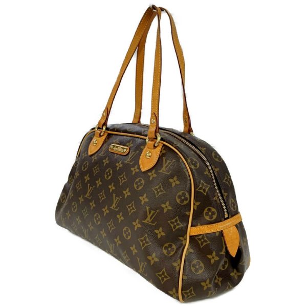 182428 3 Louis Vuitton Monogram Montorgueil GM Shoulder Bag Brown