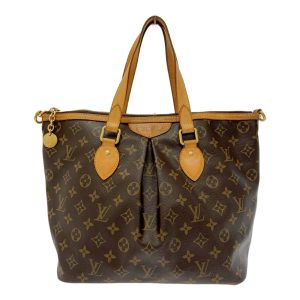 182431 1 Louis Vuitton Tote Bag Monogram Bucket GM Brown