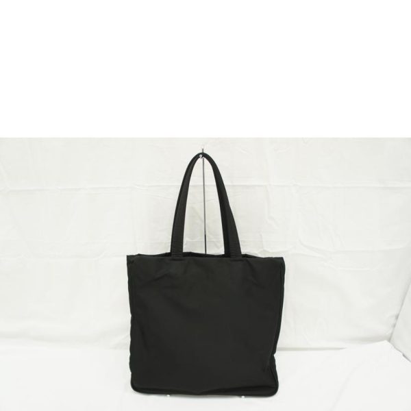 18257 2 PRADA Nylon Tote Bag Black