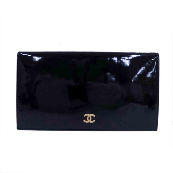 18264 1 Chanel Enamel Bifold Wallet