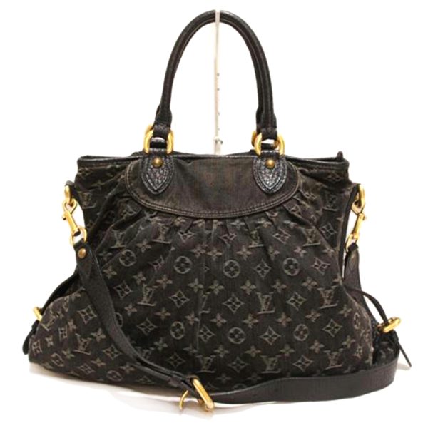 18282 1 Louis Vuitton Neocavi MM Shoulder Bag Monogram Denim