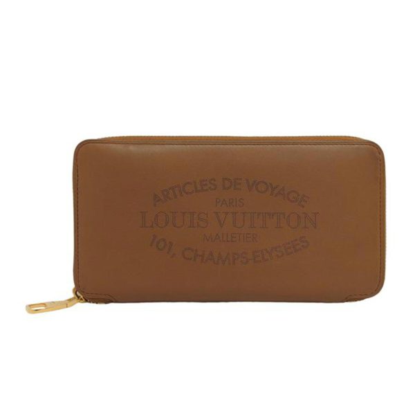 18286 1 Louis Vuitton Portefeuille Jena Wallet Parnassea Leather Noisette