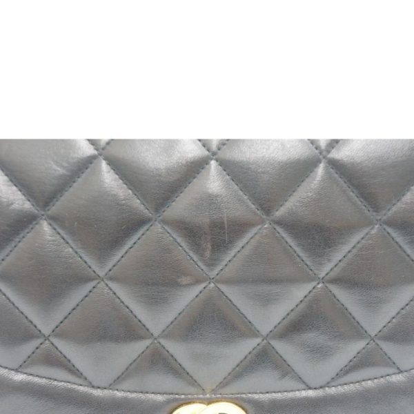 18299 6 Chanel Matelasse Diana Flap Chain Shoulder Bag Lambskin