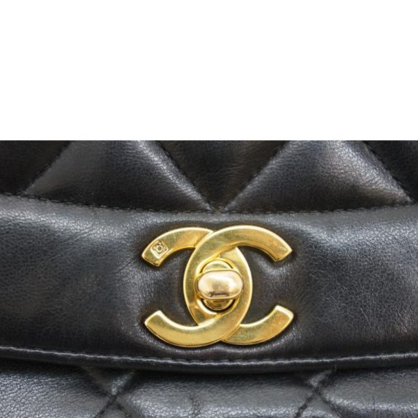 18299 9 Chanel Matelasse Diana Flap Chain Shoulder Bag Lambskin