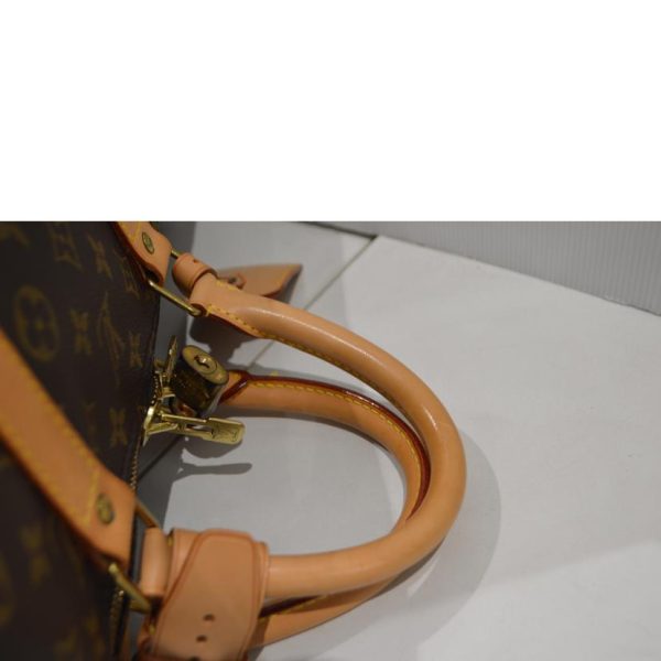 18332 4 Louis Vuitton Keepall 55 Monogram Duffel Bag Brown