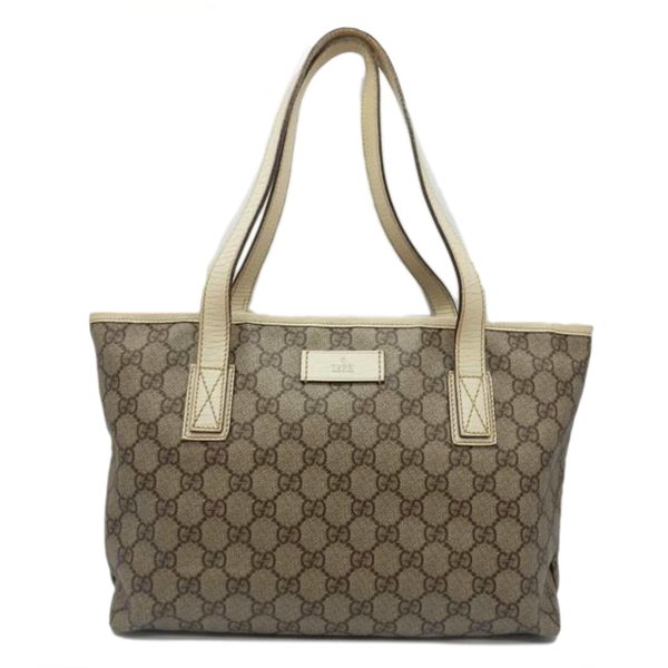 18373 1 Gucci GG Signature Shoulder Bag Brown