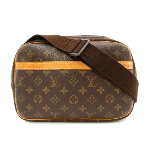 18376 1 Louis Vuitton Reporter PM Monogram Bag Brown