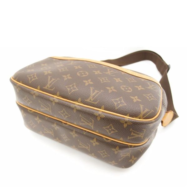 18376 3 Louis Vuitton Reporter PM Monogram Bag Brown