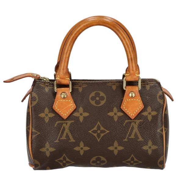 18378 1 Louis Vuitton Mini Speedy Monogram Handbag Brown