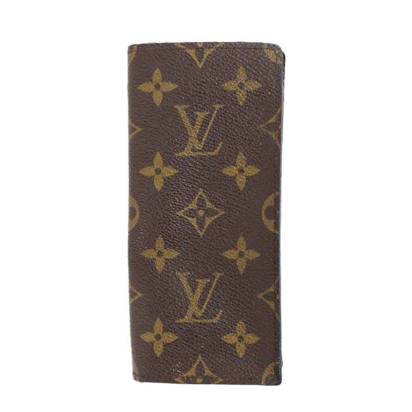 18469 1 Louis Vuitton Etuy Lunette Sample Monogram Bag Brown