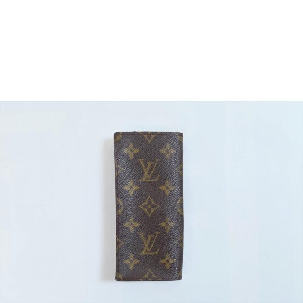 18469 2 Louis Vuitton Etuy Lunette Sample Monogram Bag Brown