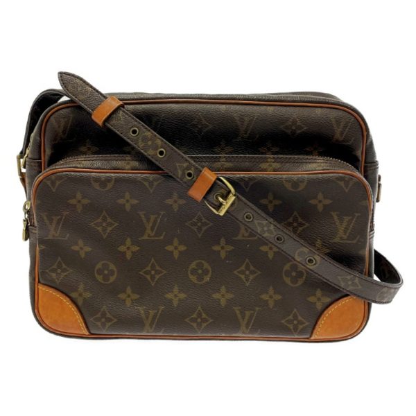 185223 1 LOUIS VUITTON Monogram PVC Nile Shoulder Bag Brown