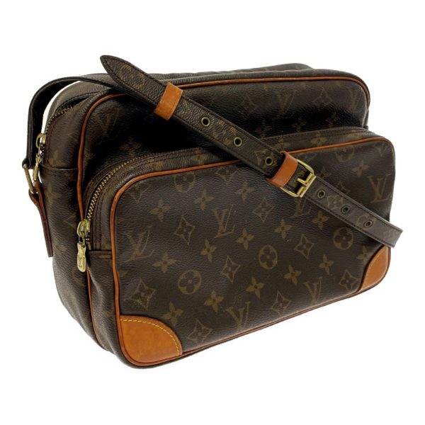 185223 2 LOUIS VUITTON Monogram PVC Nile Shoulder Bag Brown