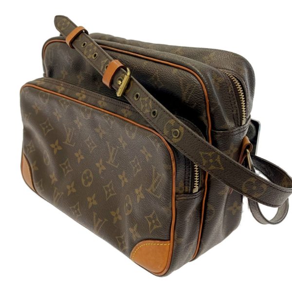 185223 3 LOUIS VUITTON Monogram PVC Nile Shoulder Bag Brown