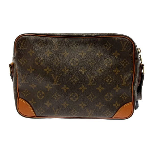 185223 4 LOUIS VUITTON Monogram PVC Nile Shoulder Bag Brown