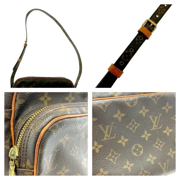 185223 8 LOUIS VUITTON Monogram PVC Nile Shoulder Bag Brown