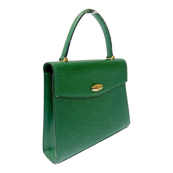 185266 4 Louis Vuitton Epi Malherbe Handbag Borneo Green