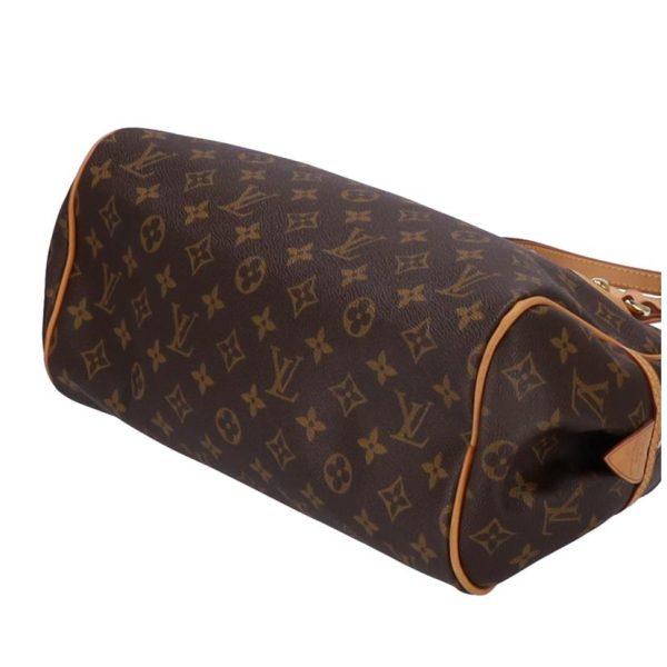 18534 3 Louis Vuitton Montorgueil PM Monogram Shoulder Bag Brown