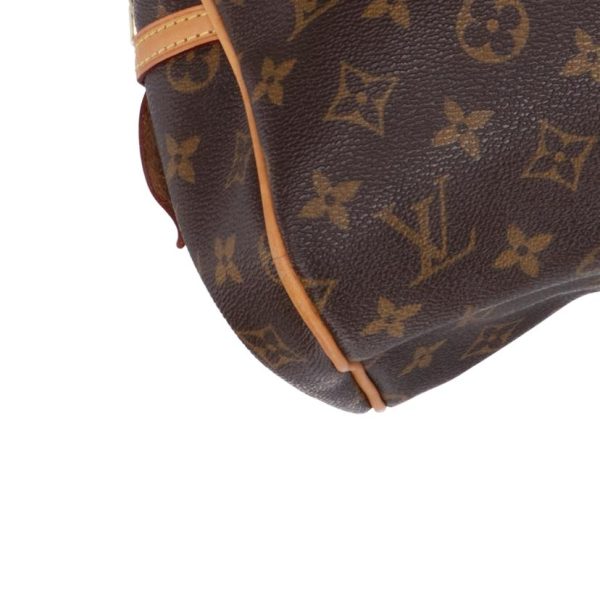 18534 6 Louis Vuitton Montorgueil PM Monogram Shoulder Bag Brown