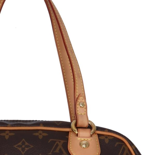 18534 8 Louis Vuitton Montorgueil PM Monogram Shoulder Bag Brown