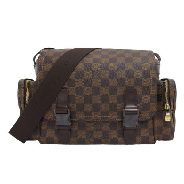 18545 1 Louis Vuitton Reporter Melvire Bag Damier Ebene Brown