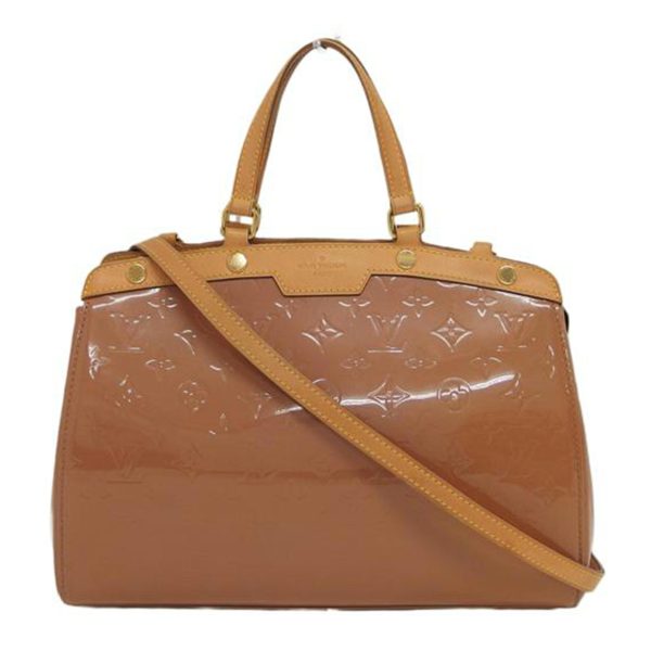 18552 1 Louis Vuitton Blair MM Bag Vernis Leather Rose Velour