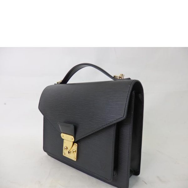 18562 3 Louis Vuitton Monceau Epi Bag Noir