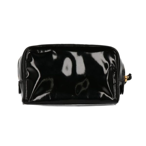 18565 2 Chanel Patent Leather Cosmetic Pouch