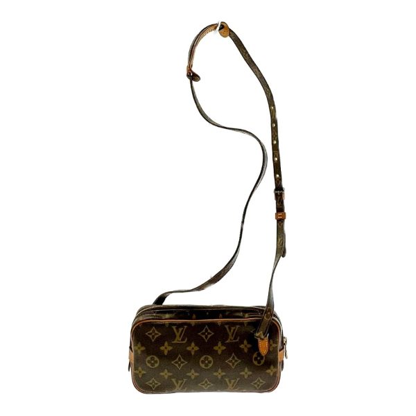 185762 5 Louis Vuitton Monogram Marly Bandouliere Shoulder Bag Brown