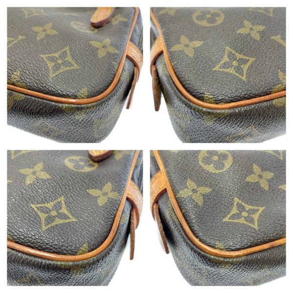 185762 7 Louis Vuitton Monogram Marly Bandouliere Shoulder Bag Brown