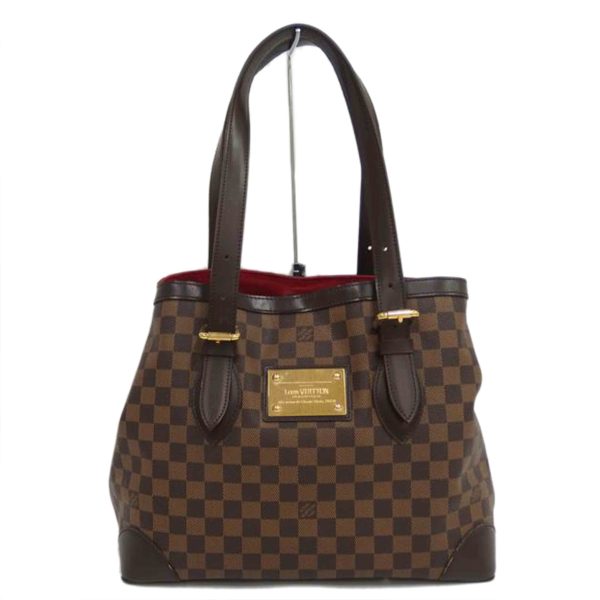 18580 1 Louis Vuitton Hampstead MM Damier Tote Bag Ebene