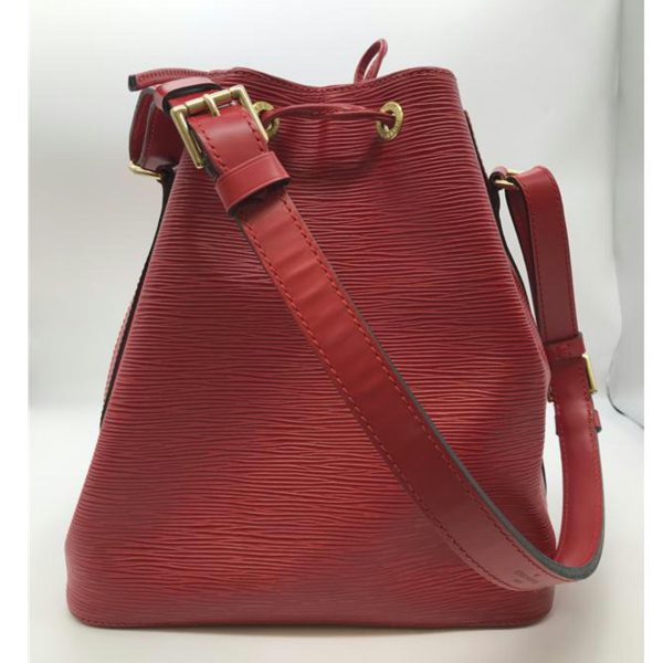 18582 2 Louis Vuitton Petinoet Bag Epi Castilian Red