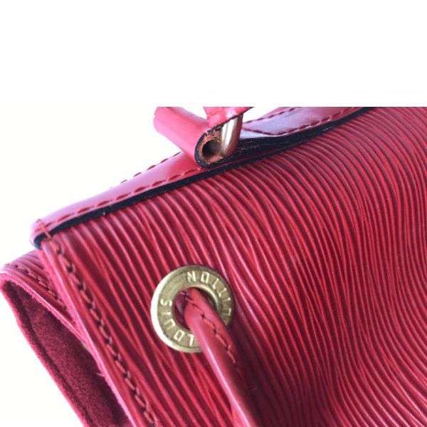 18582 4 Louis Vuitton Petinoet Bag Epi Castilian Red