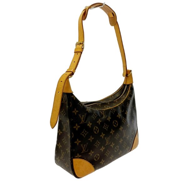 185820 2 Louis Vuitton Monogram Boulogne 30 Shoulder Bag Brown